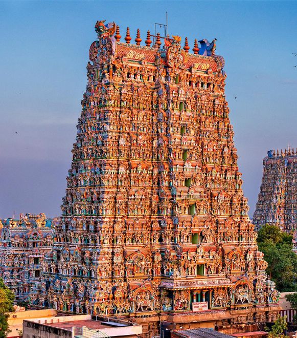 Tamilnadu DMC Tour Agent Operator - Madurai Meenakshi Amman Temple Tower